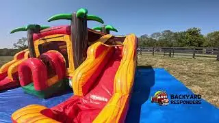Backyard Party Rentals Richmond KY | Mini Palm Toddler Bounce House & Slides