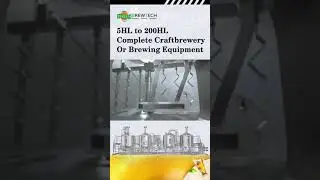 5HL to 200HL Complete Brewery equipment for sale #brewery #breweryequipment