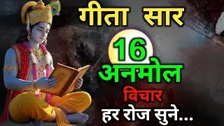 संपूर्ण गीता सार 16 मिनट में |Shrimad Bhagwat Gita Saar | bhagwat geeta | Krishna Vani