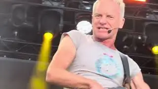 Sting -Every Little thing she does is Magic. Cardiff Castle 2 July 2023