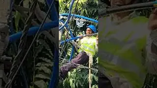 Outdoor joint making 4X95 cable video no 2 electrical engineering techniques discom 