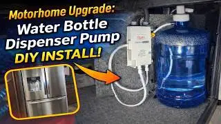 Installing a Water Bottle Dispenser Pump for my 2005 Tiffin Phaeton Fridge