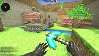 CSGO: Zombie Survival Mod - zm_Minecraft_v3_rw1 (ALL SECRETS) on RoW