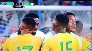Mbekezeli Mbokazi TLB against Nigeria. ⚽😊