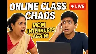 When Mom Interrupts Online Class 😅 | Funny Indian Comedy Skit