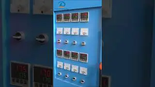 Blow molding machine display