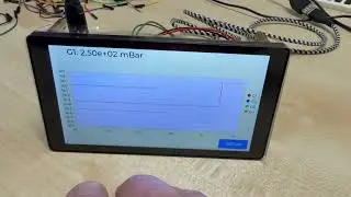 ESP32P4 NANO used as 4 channel Vacuum meter
