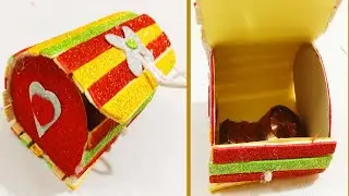 Awesome  Cardboard Gift, watch Box to Make at Home Easily  new video 2021