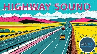 HIGHWAY SOUND - German Autobahn A3 *AMBIENT SOUND* HQ-AUDIO *TRAFFIC SOUND*