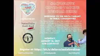NIHB and AAIP Webinar on Response to the Delta Variant in Tribal Communities 8/16/21