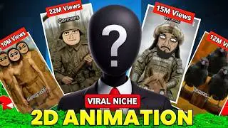 Make Viral 2D Animation Shorts Using AI (Only Phone📱) &ndash; Full Course 💀