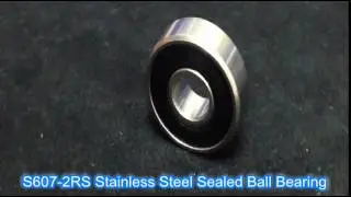 S607-2RS Stainless Steel Sealed Ball Bearing