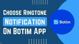 How To Choose Ringtone Notifications On Botim App