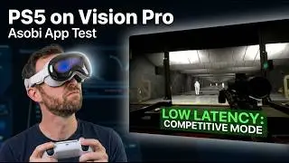 New Asobi Update - Testing Competitive Latency Mode on Vision Pro