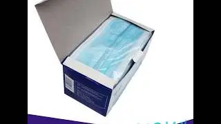 Wholesale custom 3ply virus face mask box DIY