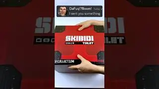 Распаковываем таинственную туалетную коробку Skibidi от Dafuq!? Бум! #шорты