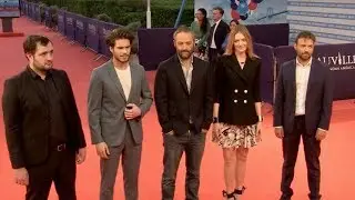 Revelation Jury on the red carpet during the 2018 Deauville film festival