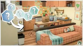 Renovating an Apartment Using Only Random Traits 👀 The Sims 4 Speed Build