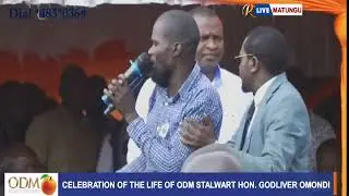 DRAMA AS NURU OKANGA ALMOST FIGHTS WITH RASHID ECHESA AT A BURIAL IN KAKAMEGA