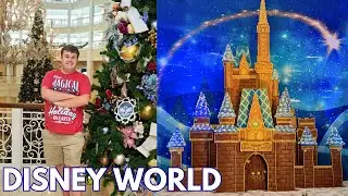 Disney's Magic Kingdom Monorail Resort Holiday Tour 2025! | NEW Christmas Decor & Gingerbread Castle