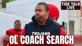 LIVE: Latest on Alabama Football&rsquo;s Offensive Line Coaching Search | Crimson Tide Staff Update