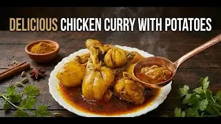 খুব সহজ পদ্ধতিতে আলু দিয়ে মুরগির লাল ঝোল | Chicken Curry With Potato | Chicken Curry Bengali Style 