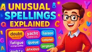 Unusual English Spellings, Silent Letters, Confusing Words, Learn English Fast, myView Book 5