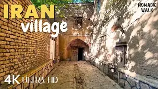 [4K] Travel to Khoshuiye Village Isfahan || Narrow Alleys & Zayandeh Rud Riverside