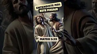 Pon la otra Mejilla... lo entendiste mal. #mateo5:39 #biblia #laotramejilla