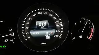 Mercedes E 400 Biturbo 2013 0-250 km/h
