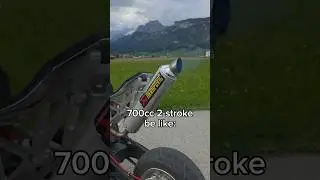 700cc 2-stroke mini bike #bikelife  #racing #700cc #zabel #fyp #fy  #akrapovic #crazy #ktm
