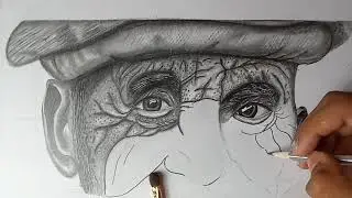 hyper realistic portrait in 9 hours 🔥🔥||Harman chauhan arts||
