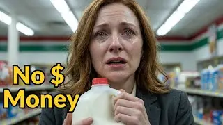 Poor Mother Begged for Milk at the Store—Until a Single Dad Stepped Forward
