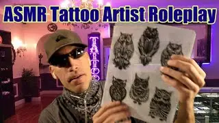 ASMR Tattoo Shop Roleplay - [Tattoo Artist Roleplay & Tattoo Gun]