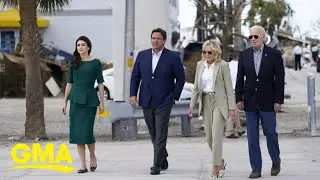 Biden surveys Hurricane Ian damage, meets with DeSantis as humanitarian concerns grow l GMA