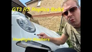 Porsche 911 GT3 RS Replica Build - Headlight Washer Jets