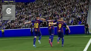 Efootball -Messi on fire| Last minute goal| MSN celebration 