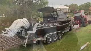 Fraser Island Boat Action,May 2019