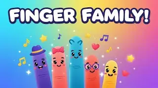 Finger Family Sing Along | Fun Kids Nursery Rhyme