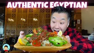 Authentic Egyptian Food, My First Time! - Masrawy Egyptian Kitchen