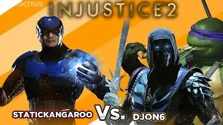 WE CAN STOP ATOM ? -  STATICKANGAROO (Atom) Vs DJON6 (Donatello, sub Zero) - Injustice 2 Gameplay