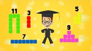 Skip Counting by 3, 5, 7, 9 and 11 using Blocks! 🧱| Tooney Tim and Friends