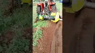 bharat ridge plaster 1010 working with KUBOTA 45 4wd at dry lands 🔥🔥🔥 any enquiries 9966744977