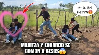 BERLIN Encontró A EDUARDO Comiendoc3 A Bes0s A MARITZA😡Lo 4garr0 A G0lp3s En Plena Calle😱
