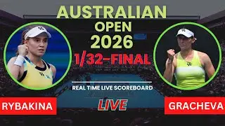 Elena Rybakina vs Varvara Gracheva Live Scores | WTA Australian Open 2026 1/32-Finals