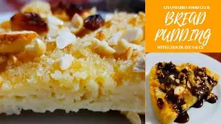 BREAD PUDDING WITH CHOCOLATE SAUCE|Quick and Easy Recipe