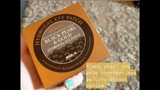 Petitfee black pearl and gold hydrogen eye patches honest review | #styleyourlifewitherum