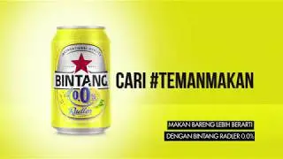 TVC Bintang Radler 0.0% #TemanMakan