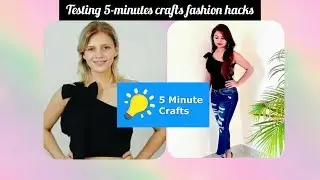 Testing out viral fashion hacks & Diy clothes by 5-minutes craftIshikhaa