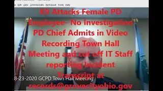 K9 Attacked Female PD Employee in Face- No Investigation/ Cover Up